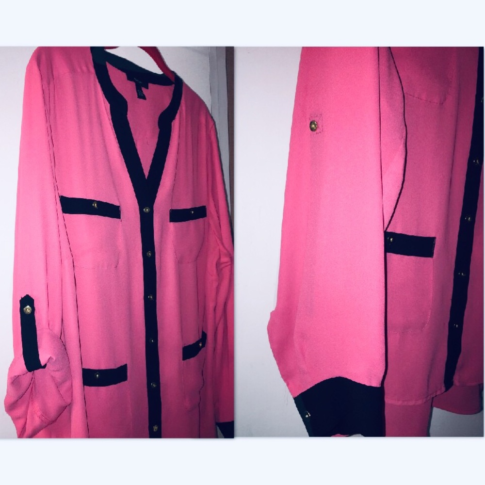 Alfani Blouse in Raspberry 💕 - Picture 3 of 7